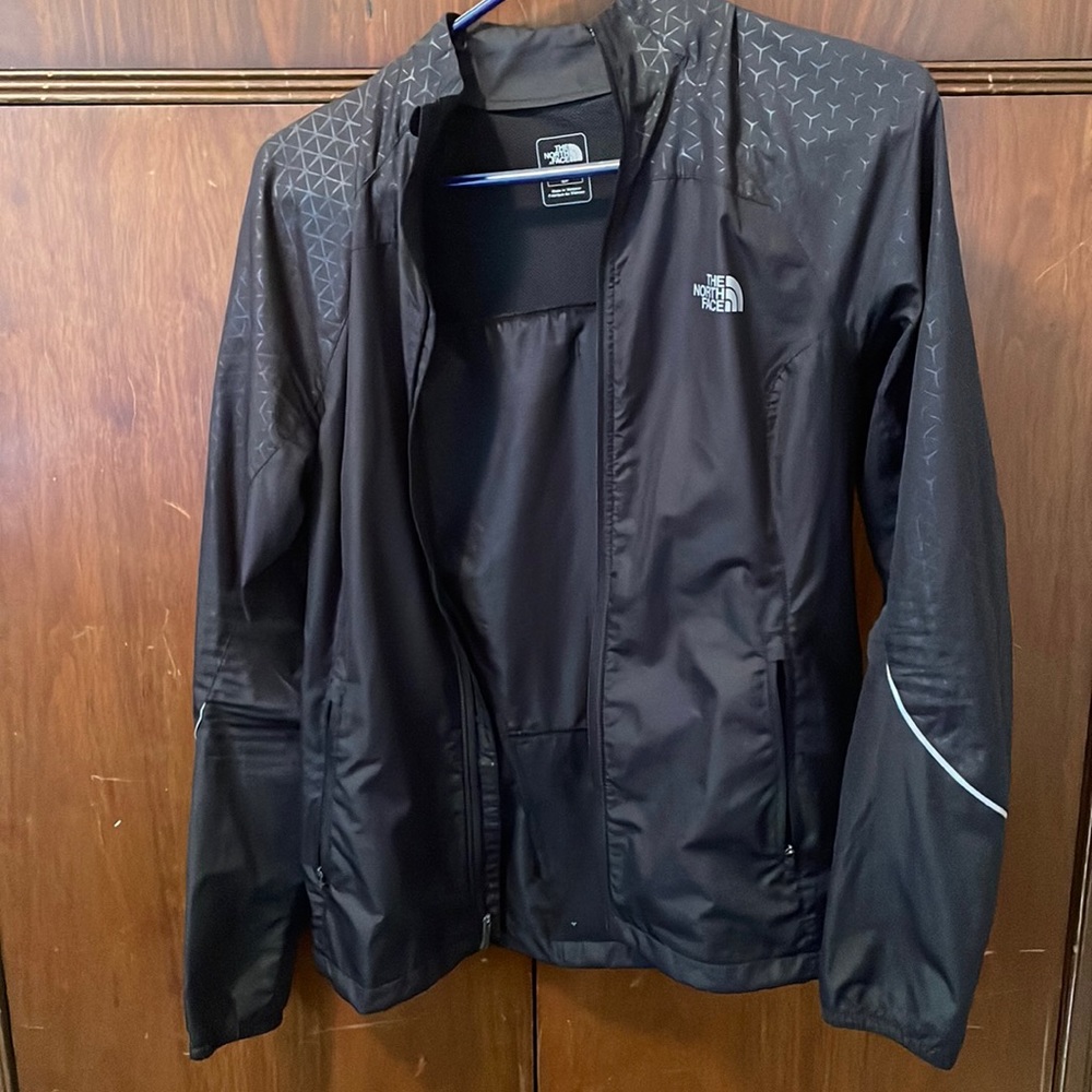 The North Face black running shell